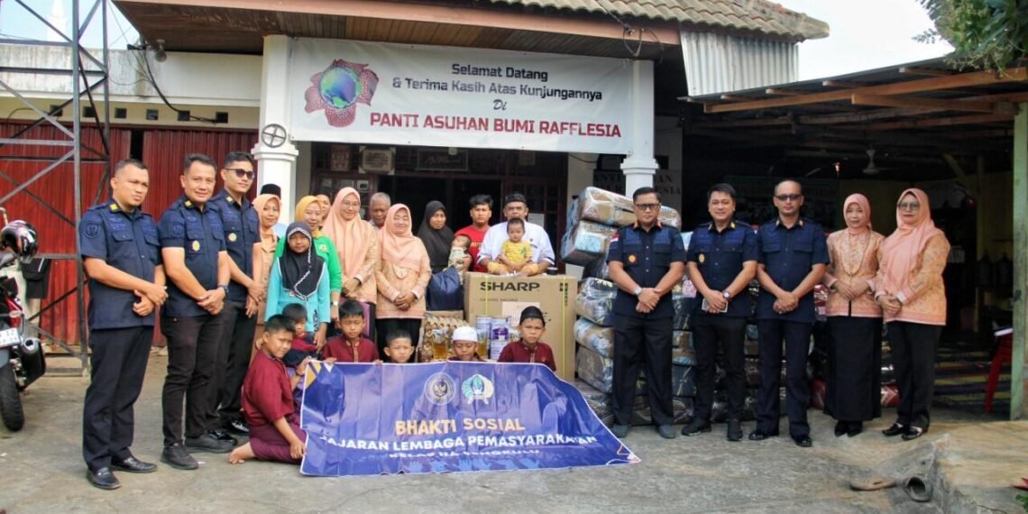 Siaran Berita Press Release 30 Lapas Bengkulu, Lapas Kelas IIA Bengkulu, bakti sosial, Panti Asuhan Bumi Rafflesia, bantuan sosial