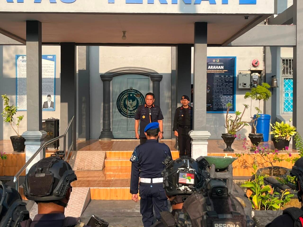 Tingkatkan Kewaspadaan, Lapas Ternate Bersama Kanwil Ditjenpas Malut dan APH Gelar Razia Blok Hunian 7 WhatsApp Image 2026 09 26 at 18.57.50
