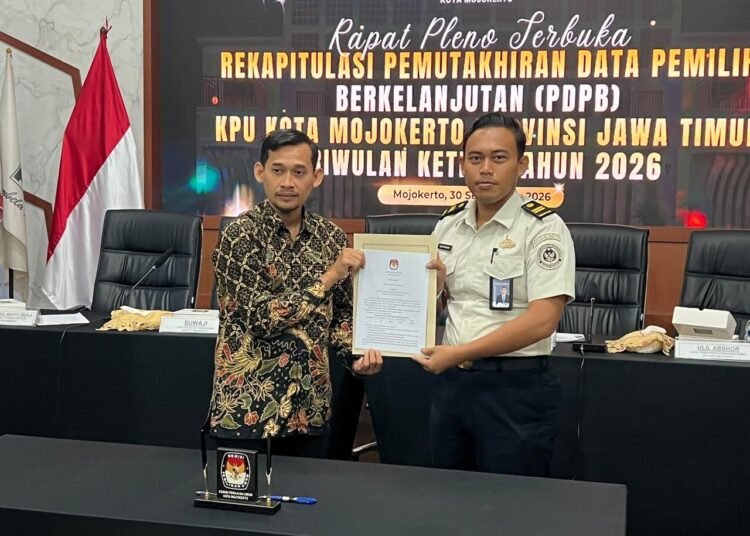 Perkuat Kolaborasi Pembinaan, Lapas Mojokerto Hadiri Rapat Pleno Terbuka Pemutakhiran Data Pemilih Berkelanjutan 5 WhatsApp Image 2026 09 30 at 14.03.41