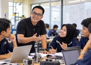 Jangan Terlalu Cepat Menyebut Siswa Malas, Bisa Jadi Masalahnya Bukan Kemauan 1 Guru mendampingi siswa SMK melalui pendekatan coaching untuk membangun motivasi, ownership, keberanian, dan kemandirian belajar