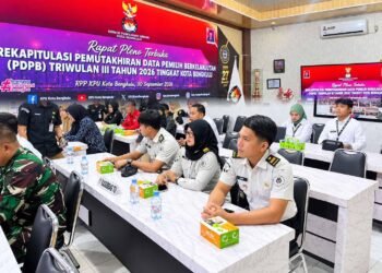 Kasubsi Registrasi Lapas Bengkulu Ikuti Pleno PDPB Triwulan III Tahun 2026 1 Lapas Bengkulu, Lembaga Pemasyarakatan, Lapas Kelas IIA Bengkulu, PDPB 2026, Pemutakhiran Data Pemilih Berkelanjutan, KPU Kota Bengkulu