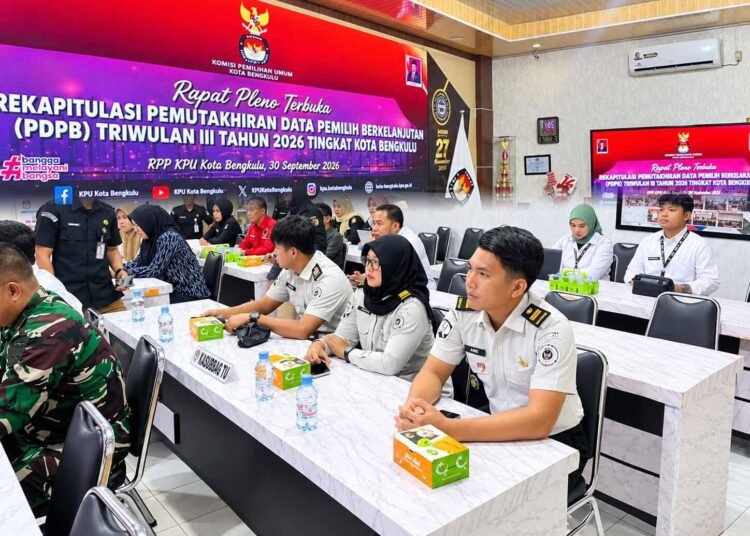 Kasubsi Registrasi Lapas Bengkulu Ikuti Pleno PDPB Triwulan III Tahun 2026 5 Lapas Bengkulu, Lembaga Pemasyarakatan, Lapas Kelas IIA Bengkulu, PDPB 2026, Pemutakhiran Data Pemilih Berkelanjutan, KPU Kota Bengkulu