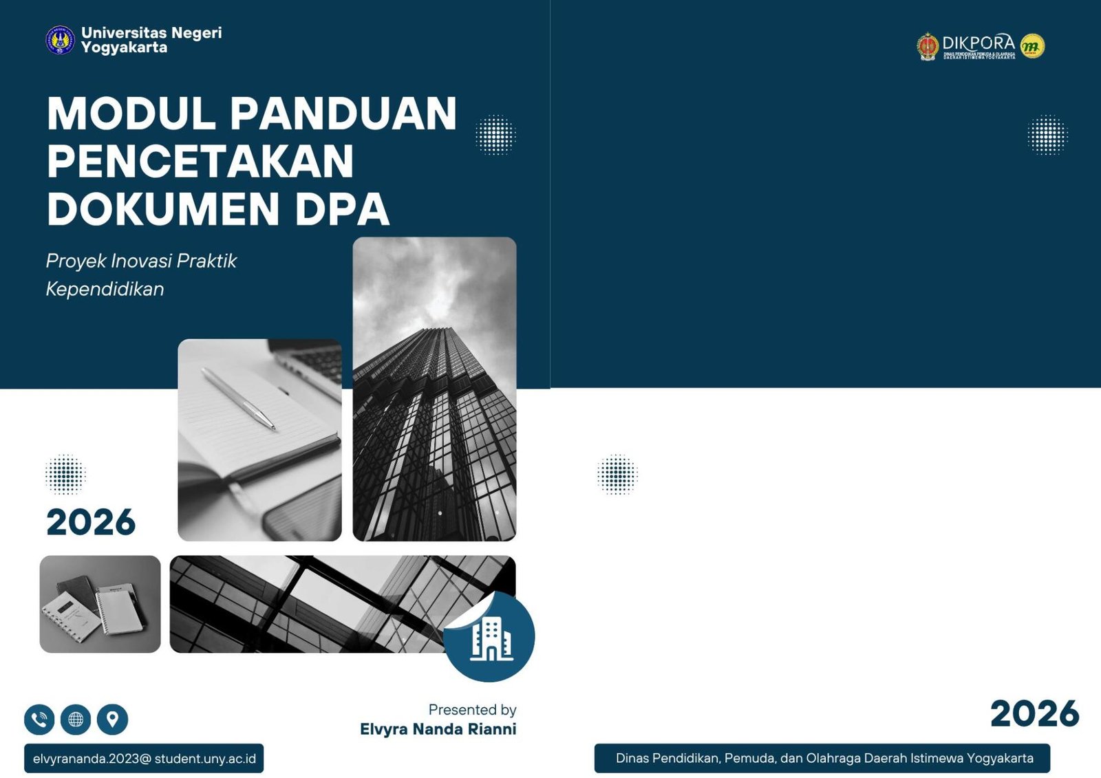 Mahasiswa UNY Rancang Modul Panduan Pencetakan DPA untuk Mendukung Pengelolaan Dokumen di Dikpora DIY 6 modul