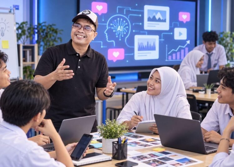 Workshop copywriting dan AI bersama Ahmad Madani membahas strategi membuat konten yang menarik perhatian dan meningkatkan konversi