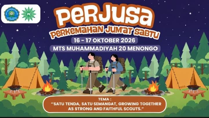 Usung Tema "Satu Tenda, Satu Semangat", MTs Muhammadiyah 20 Menongo Gelar PERJUSA 2026 9 1792072203372