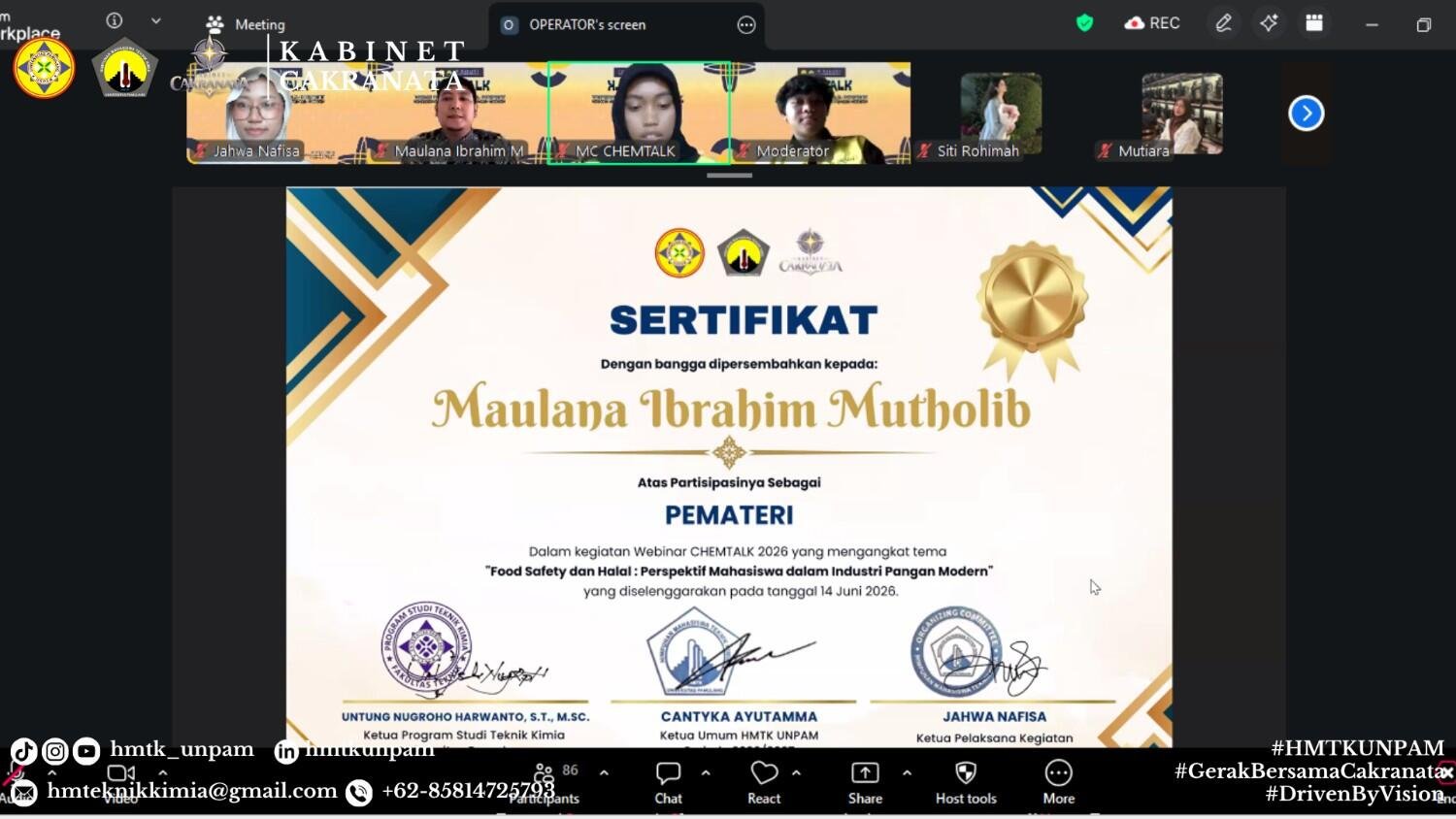 Perayaan Dies Natalis HMTK UNPAM 9 width=1500