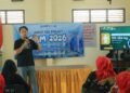 Pemaparan materi mengenai food waste oleh Garda Pangan