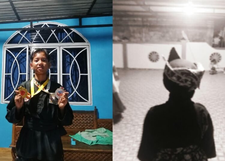 Halwa Zahrotul Jannah, atlet pencak silat muda berbakat asal Tanjungpinang, siap memberikan performa terbaiknya di atas gelanggang