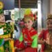 PELESTARI SENI MUDA: Kanza Nabillah, siswi SMPN 200 Jakarta, tampil anggun saat membawakan tarian tradisional. Selain mengukir prestasi sebagai Juara 3 FLS2N Kecamatan Cilincing, Kanza juga turut serta dalam pemecahan Rekor MURI Tari Burung Raja Udang yang digelar Dinas Kebudayaan DKI Jakarta di Marunda.