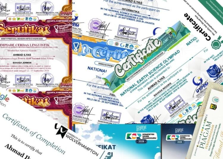 Rahasia Jenius Ahmad Ilyas, Siswa SMAN 1 Parakansalak Peraih Puluhan Medali Lintas Ilmu 5 Potret Ahmad Ilyas, pelajar berprestasi SMAN 1 Parakansalak yang inspiratif, beserta dokumentasi perjalanan akademik dan penghargaan nasionalnya.