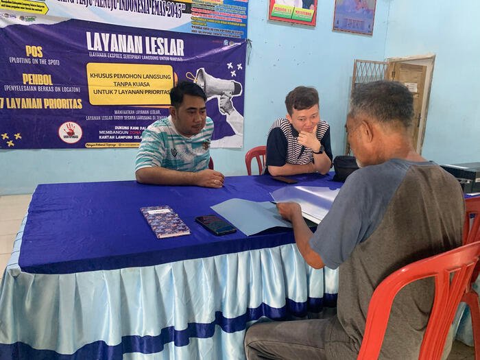 Kantah Lampung Selatan Hadirkan Layanan LESLAR di Desa Sabah Balau 5 IMG 3718 1