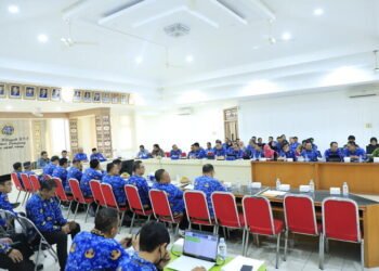 Kepala Kantor Pertanahan Kabupaten Lampung Selatan Hadiri Monitoring, Evaluasi, dan Pembinaan oleh Tim 3 Kementerian ATR/BPN 1 MG 1653 1