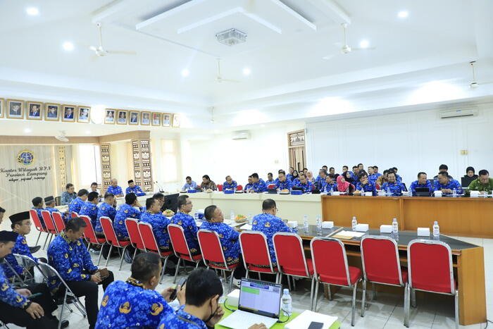 Kepala Kantor Pertanahan Kabupaten Lampung Selatan Hadiri Monitoring, Evaluasi, dan Pembinaan oleh Tim 3 Kementerian ATR/BPN 5 MG 1653 1