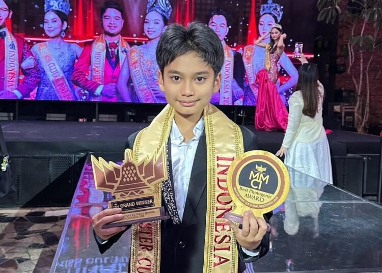 Muhammad Afif Al Ahza Sabet Gelar Grand Winner Mr Cultural Junior Indonesia 2026