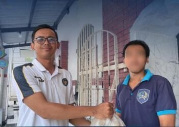 Hangatnya Jumat Berbagi, Lapas Mojokerto Bagikan Bubur Kacang Hijau kepada Warga Binaan