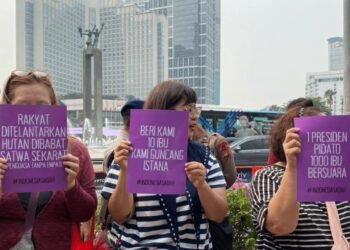 Aksi Demonstrasi di Bundaran HI pada Hari Sumpah Pemuda Suarakan Lima Isu Nasional