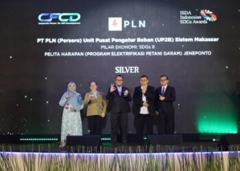 PLN UP2B Sistem Makassar Raih Penghargaan Silver Indonesia SDG Awards melalui Program PELITA GARAM JENEPONTO 1 WhatsApp Image 2026 09 30 at 19.38.55