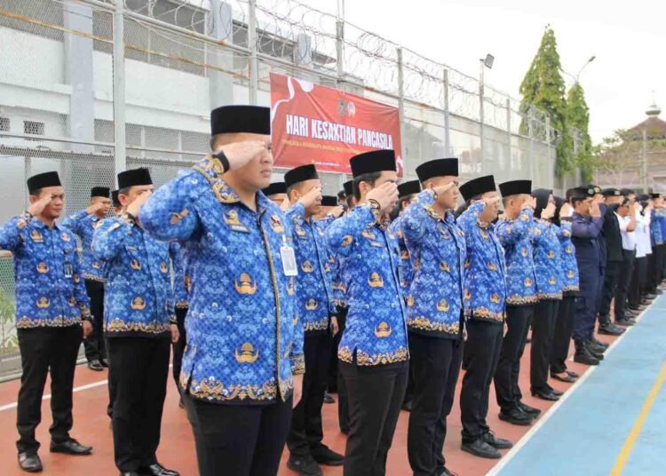Lapas Kelas IIA Bengkulu Teguhkan Semangat Pancasila melalui Upacara Hari Kesaktian Pancasila 2026 5 Lapas Bengkulu, Lapas Kelas IIA Bengkulu, Hari Kesaktian Pancasila 2026, Pancasila