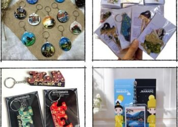 Gambar 2. Contoh produk souvenir khas daerah yang dipasarkan.