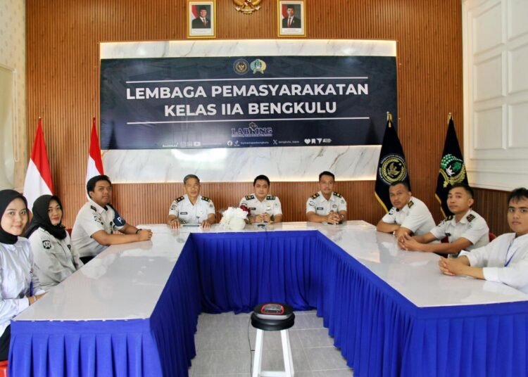 Lapas Bengkulu Ikuti Pelantikan Pimpinan Tinggi dan Kick Off Hari Bakti Kemenimipas Ke-2 Tahun 2026 5 LapasBengkulu,LapasKelasIIABengkulu,Kemenimipas,HariBaktiKemenimipas2026,HariBaktiImipaske-2,pelantikanpimpinantinggi