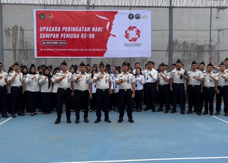 Peringati Hari Sumpah Pemuda ke-98, Rutan Bengkulu Teguhkan Semangat Persatuan dan Nasionalisme 5 WhatsApp Image 2026 10 28 at 11.19.38