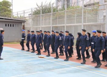 Lapas Bengkulu, Pekan Disiplin, Apel Pagi Lapas Bengkulu, Latihan Baris Berbaris, Iskandar Muda, Kedisiplinan Pegawai
