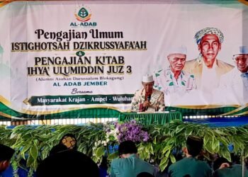 KH. Muhammad Hasyim Syafa'at  memberikan nasehat kepada Alumni Pondok Pesantren Darussalam Banyuwangi dalam Pengajian Maulid Nabi Muhammad SAW.
Sumber: Dokumen Pribadi Alumni 2026