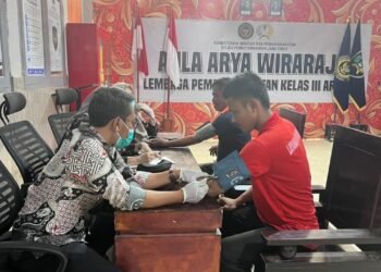 Jamin Hak Kesehatan Warga Binaan, Lapas Kelas III Arjasa Gandeng Puskesmas Gelar Cek Kesehatan Rutin 1 raw 1